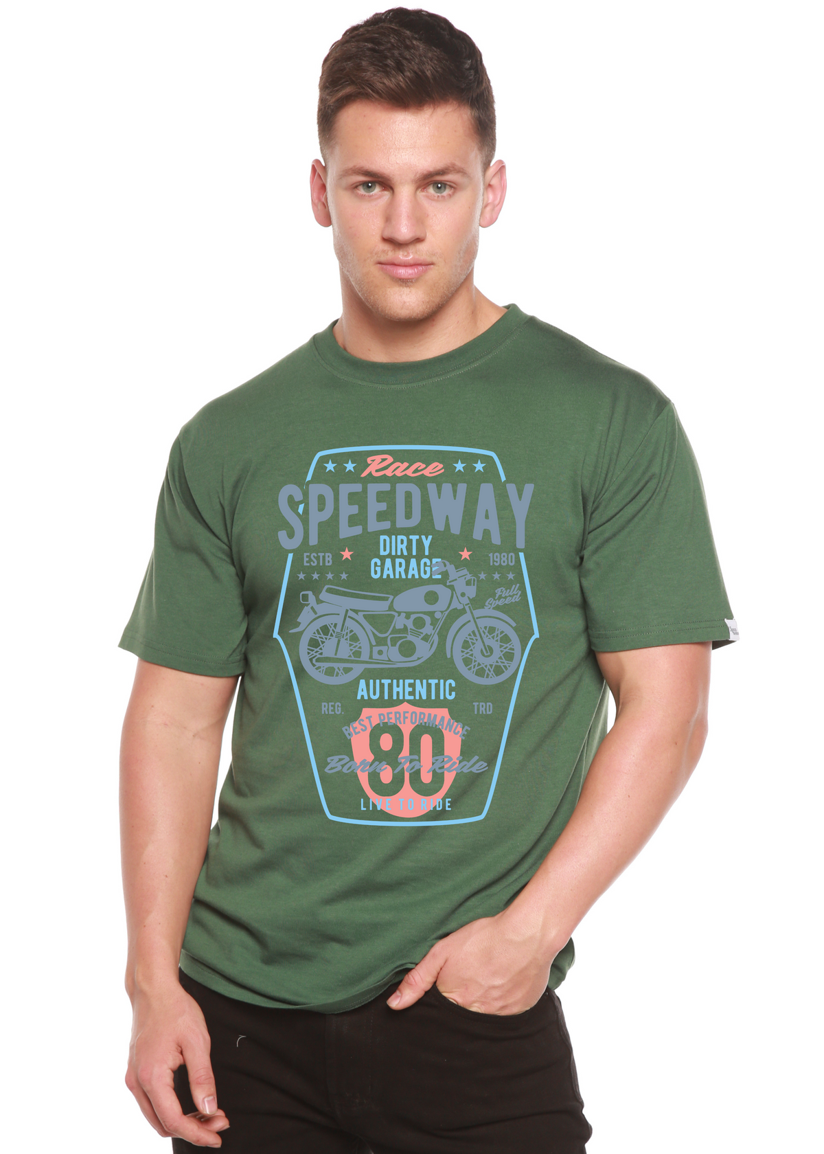 Speedway Motorcycle Spun Bamboo® Men&