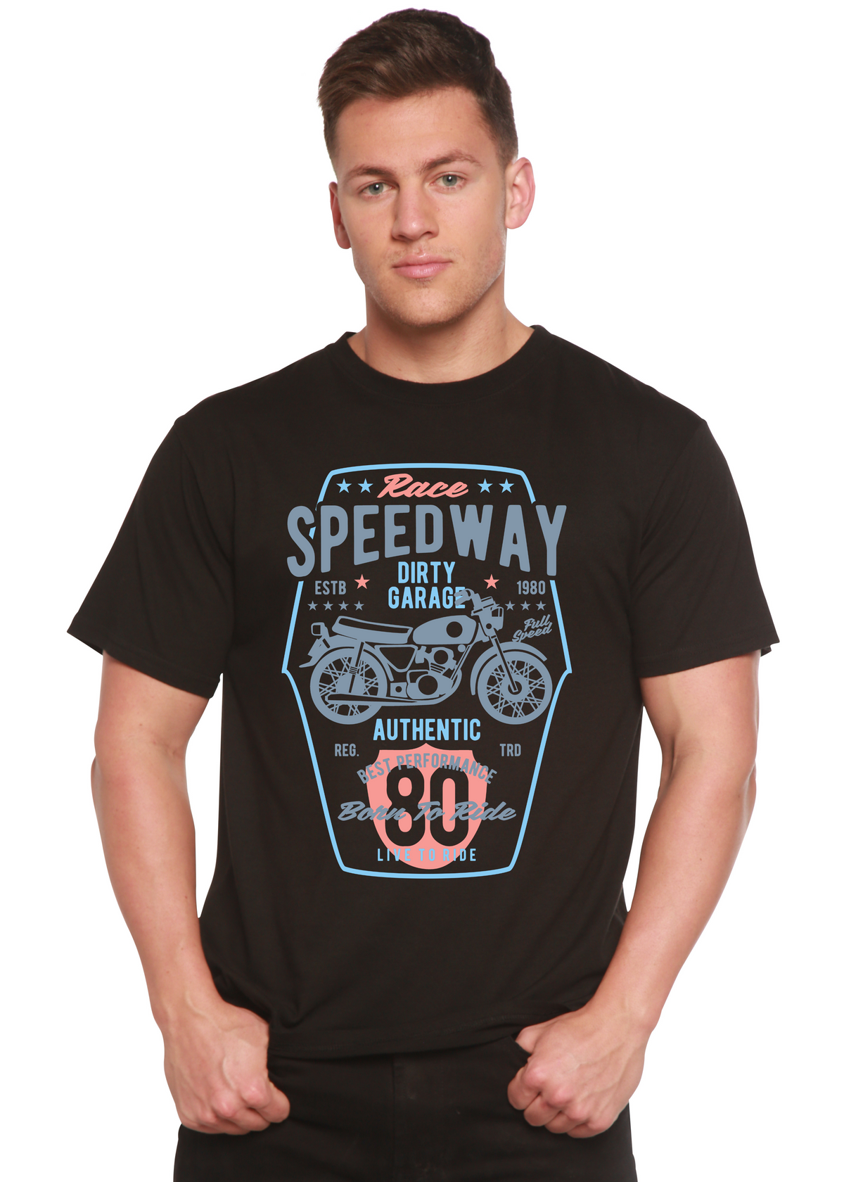 Speedway Motorcycle Spun Bamboo® Men&