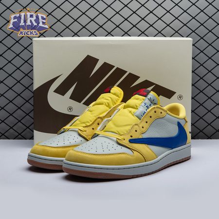 Jordan 1 Retro Low OG SP Travis Scott Canary DZ4137-700 Unisex