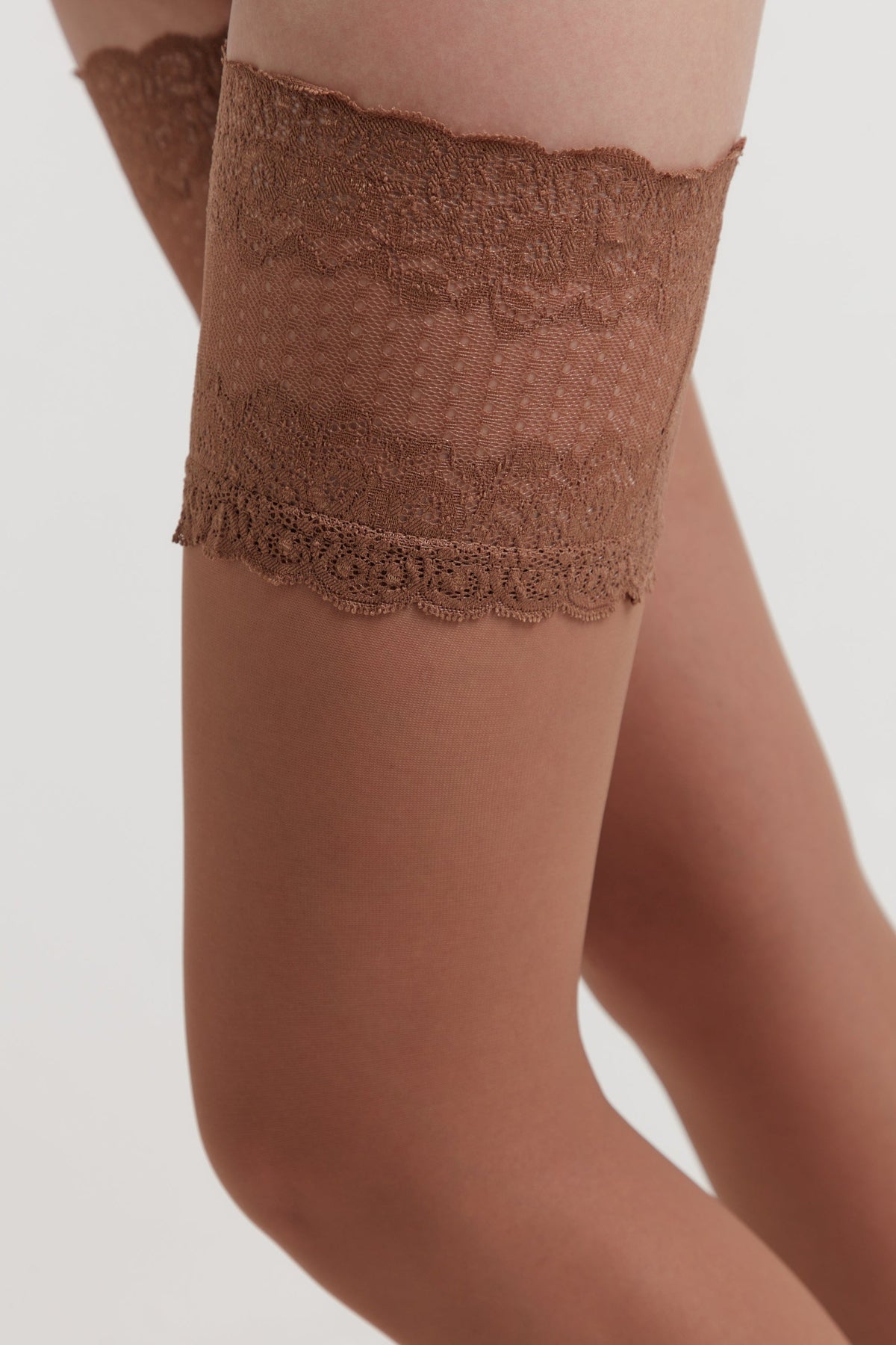 Fantasy Stockings Conte Flame - Silicone Lace Top