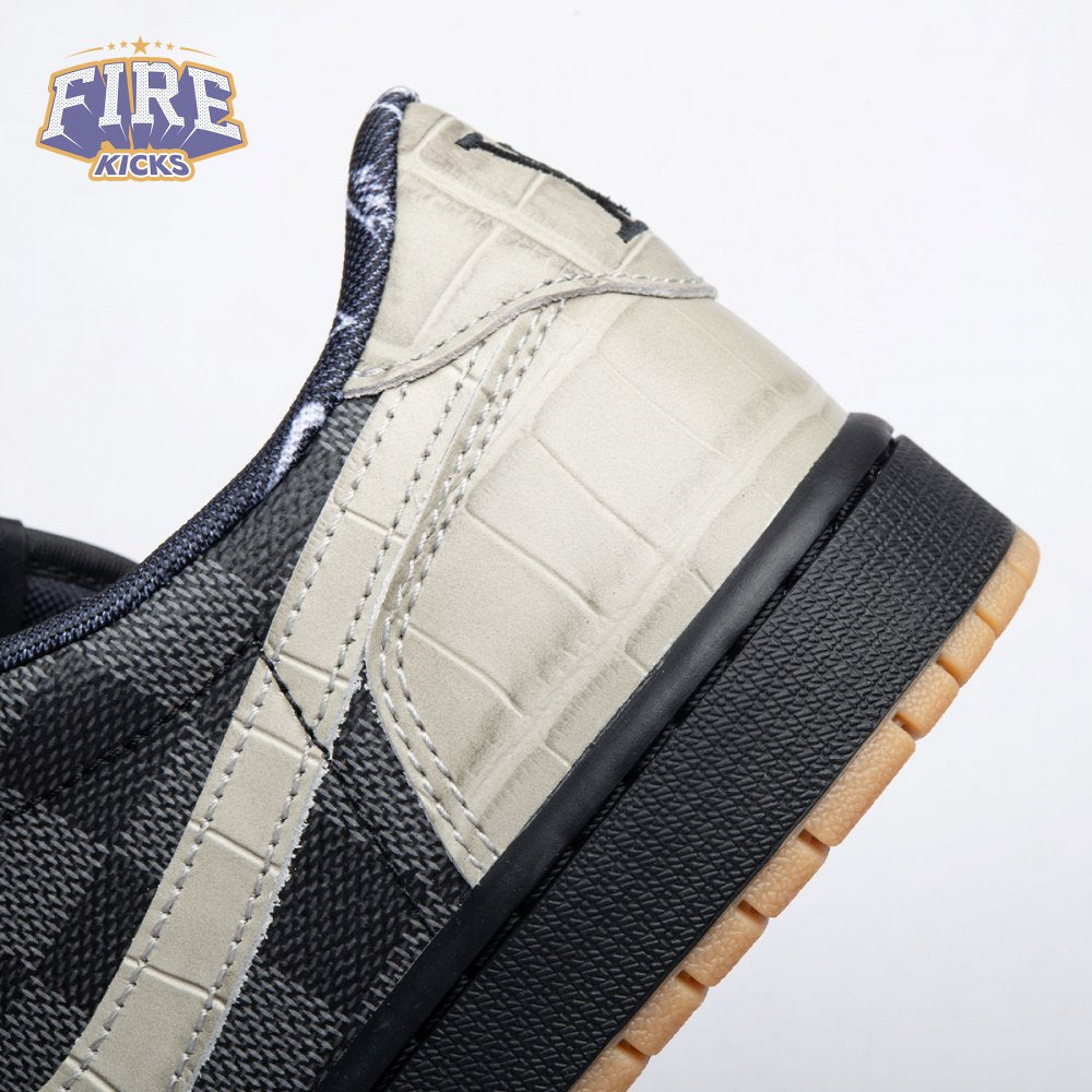 Jordan 1 Low x VL Grey and Black DZ2505-001 Men's