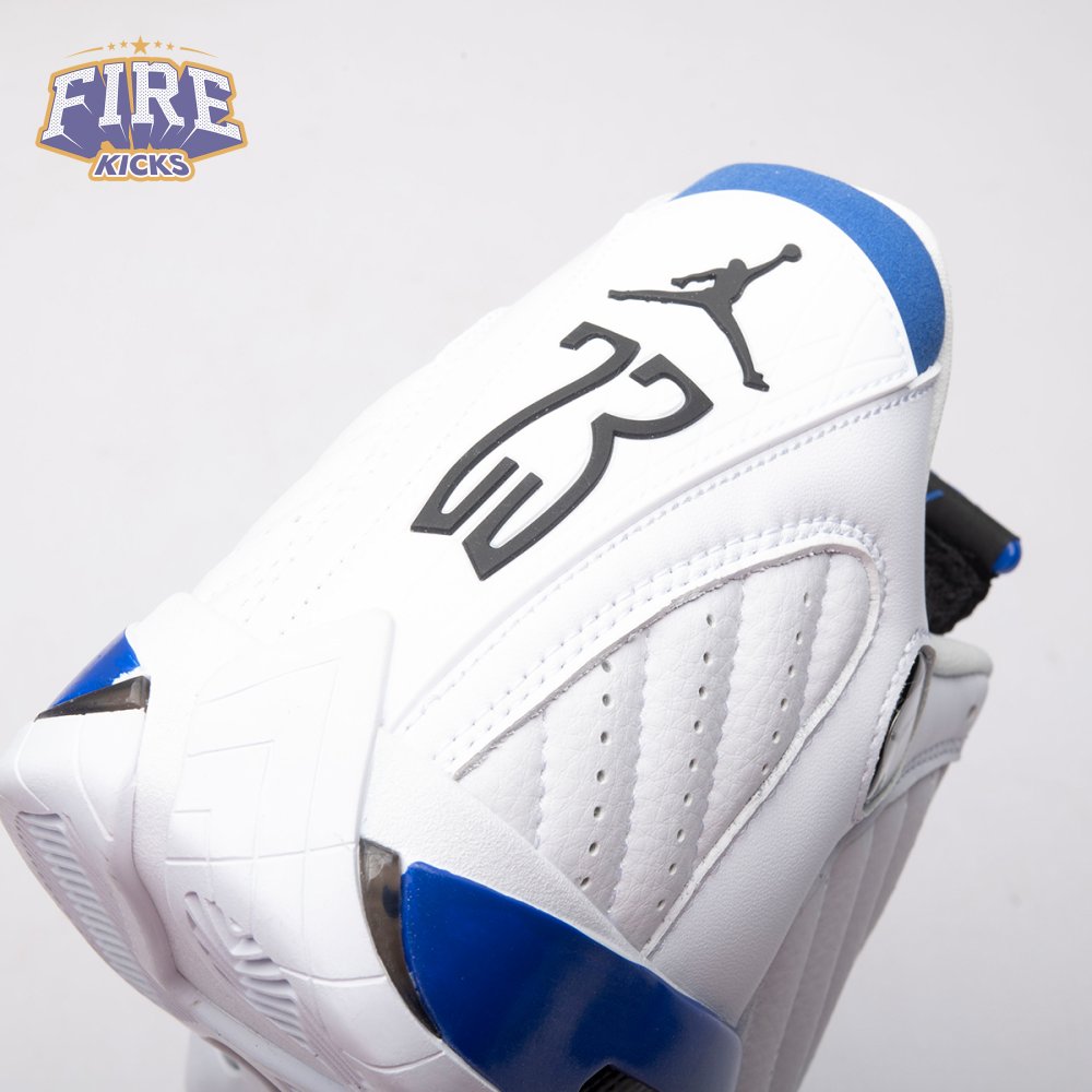 Jordan 14 Retro White Hyper Royal 487471-104 Men's