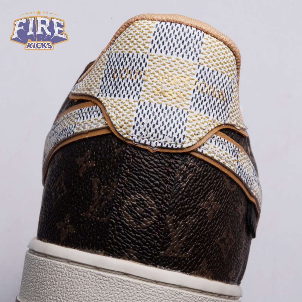 Nike Air Force 1 Low Monogram Brown Damier Azur Unisex (Special Box)