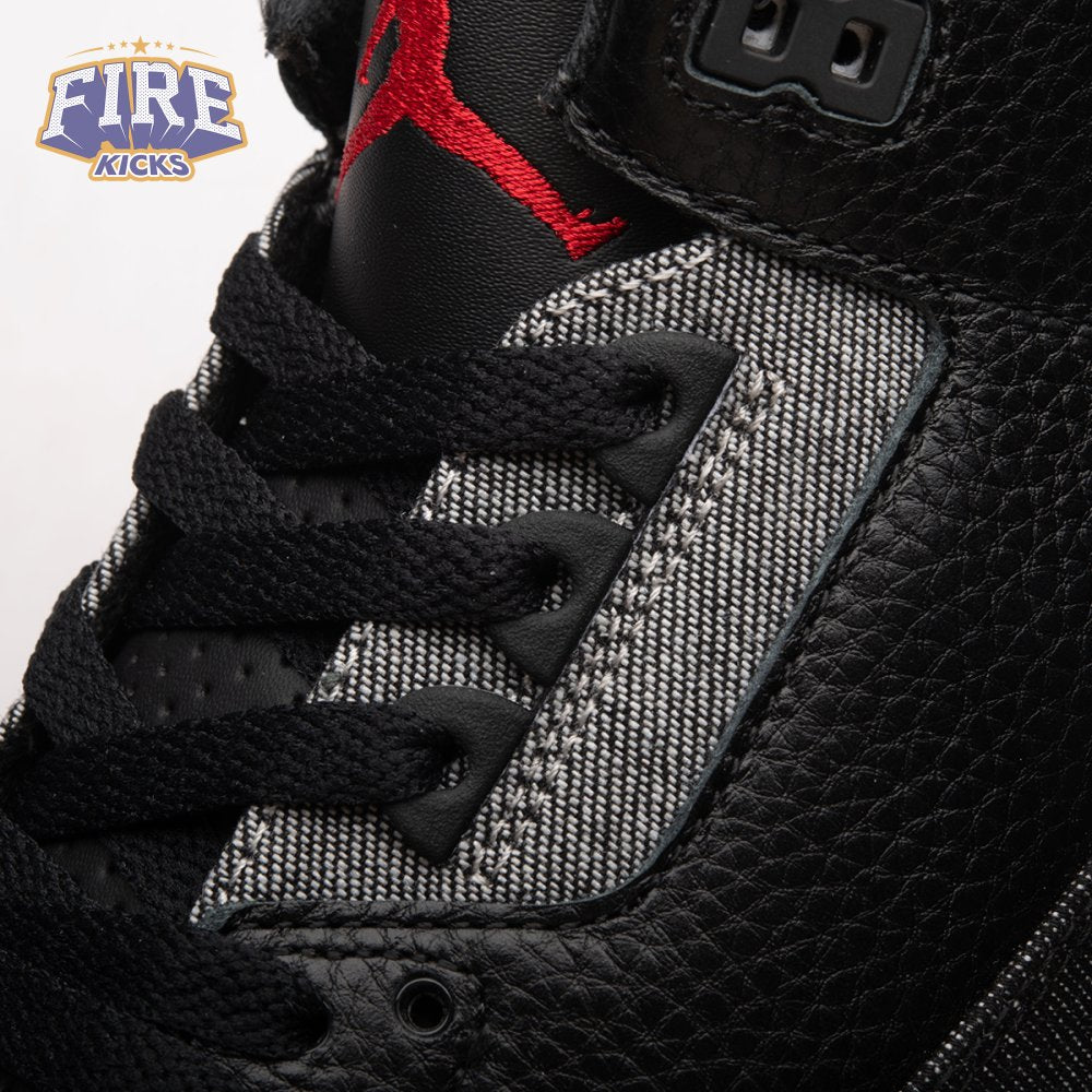 Jordan 3 Retro Levi's Black IR0914-400 Unisex