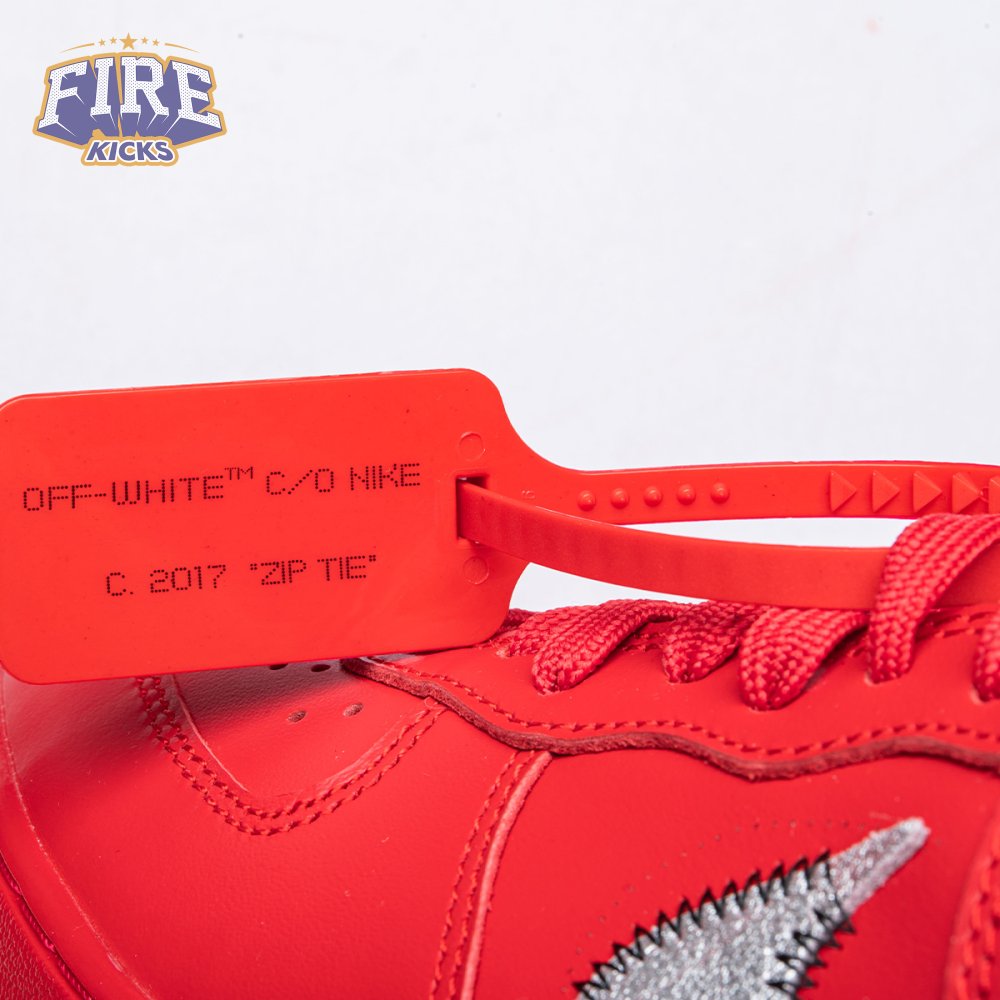 Nike Air Force 1 Low Off-White Red Unisex