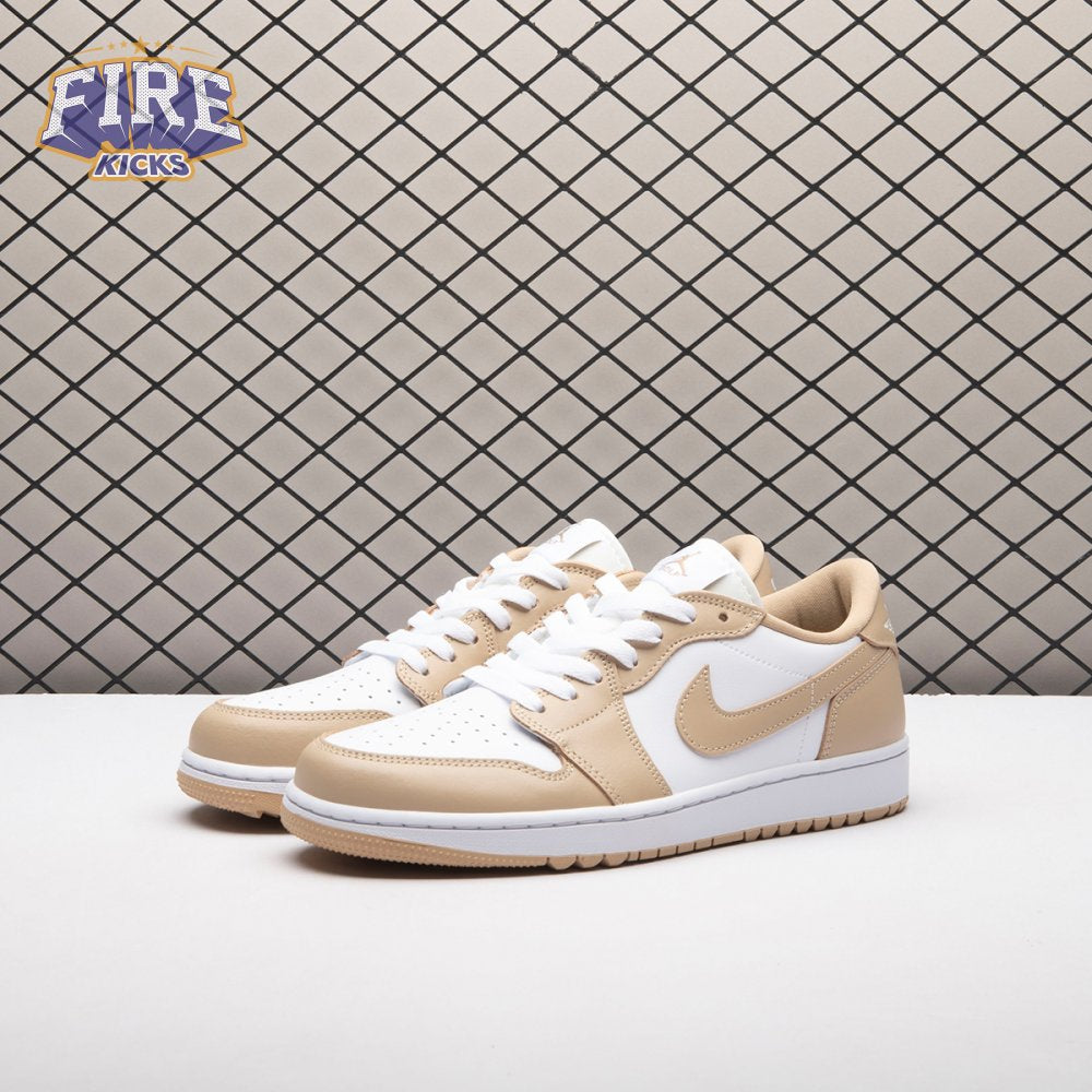 Jordan 1 Low Golf White Linen DD9315-117 Unisex