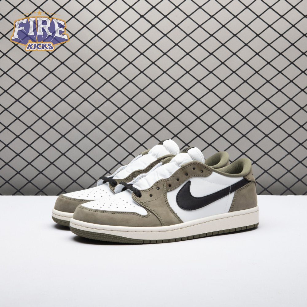 Jordan 1 Retro Low OG Medium Olive HQ6998-200 Unisex