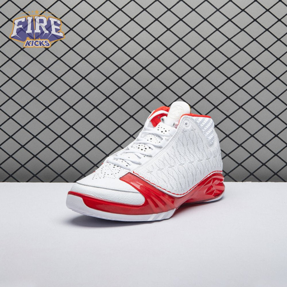 Jordan 23 White Varsity Red 318376-161 Men's