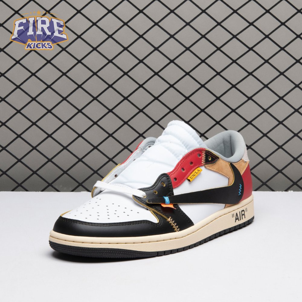 Travis Scott x OFF-WHITE x Air Jordan 1 XZ6868-005 Unisex