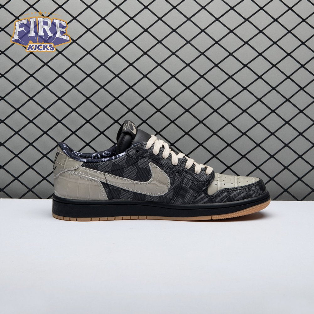 Jordan 1 Low x VL Grey and Black DZ2505-001 Men's