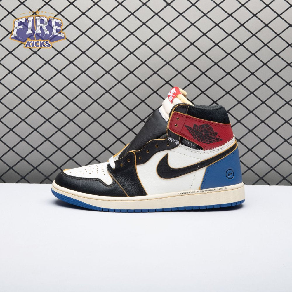 Jordan 1 Retro High OG SP Fragment x Union LA Varsity Red Sport Royal IO7847-002 Unisex