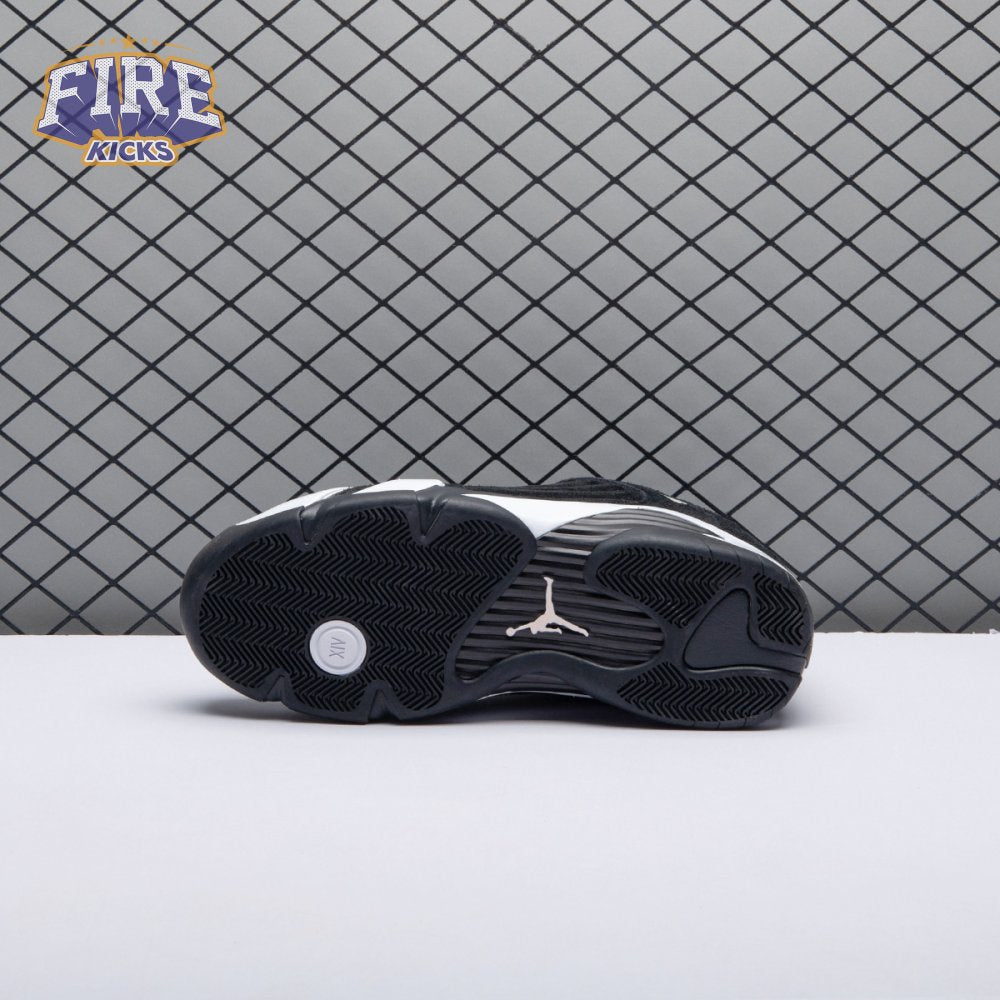 Jordan 14 Retro Black White 487471-016 Men's
