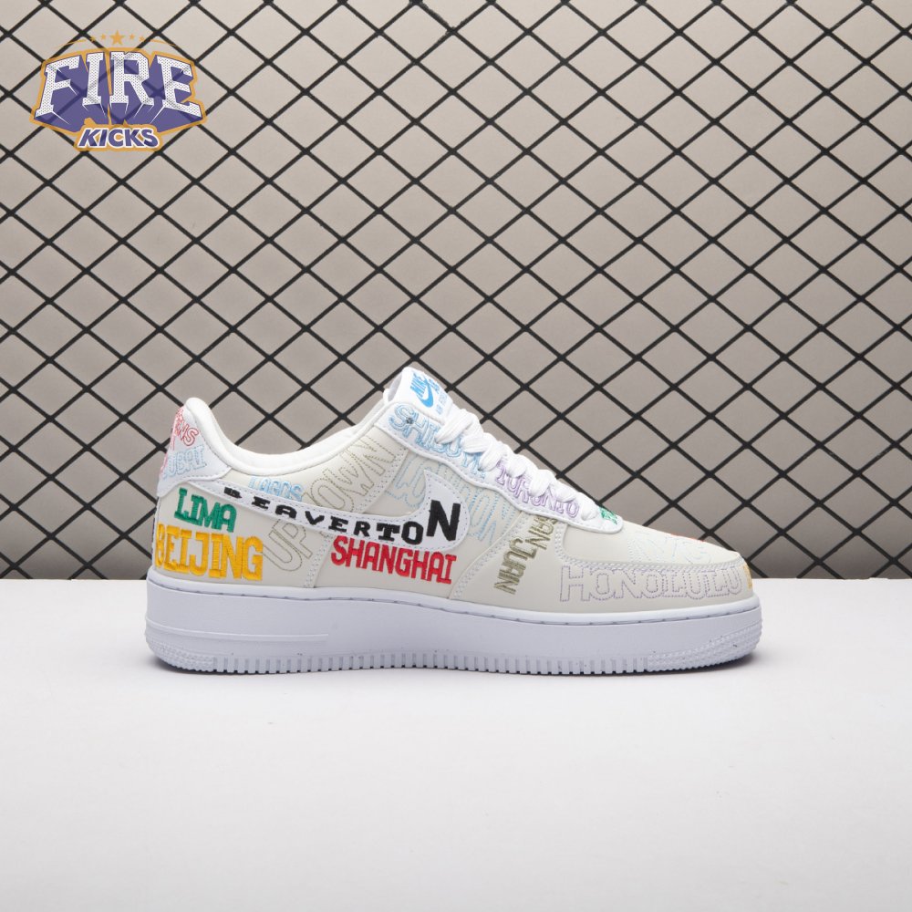 Nike Air Force 1 Low World Tour White II1549-100 Unisex