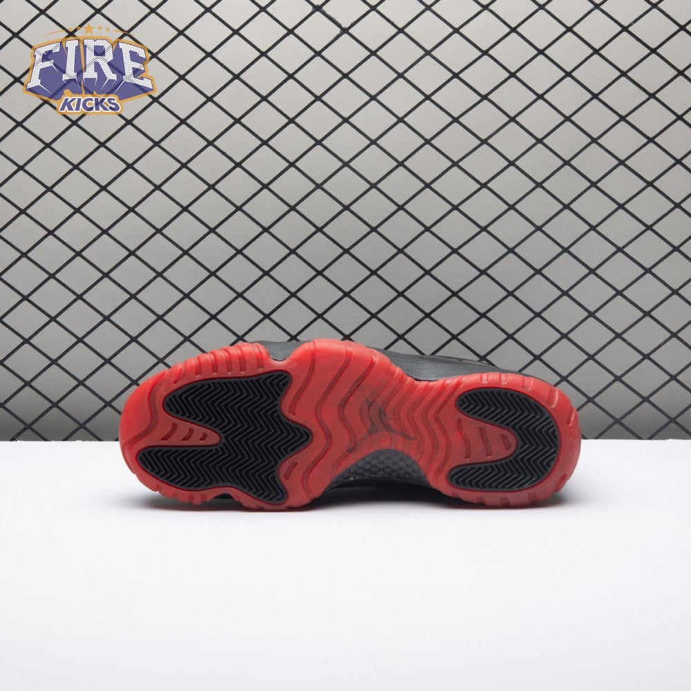 Air Jordan 11 Black Red 378037-326 Men's