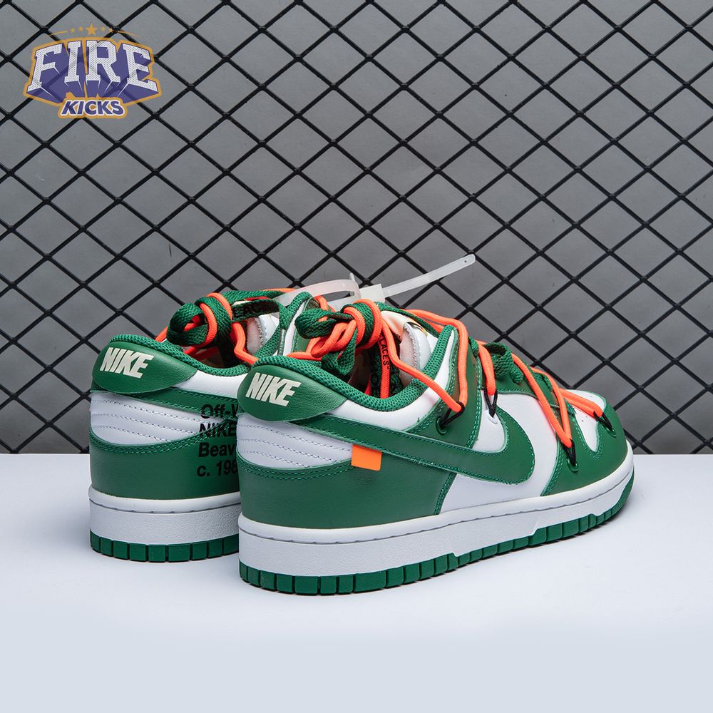 Off-White x Dunk Low 'Pine Green' Unisex