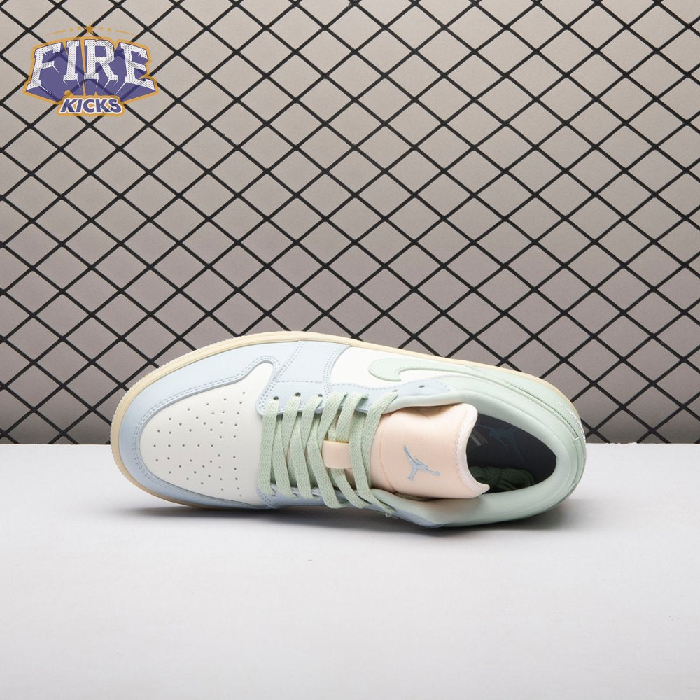 Jordan 1 Low Sail Jade Aura DC0774-108 Unisex