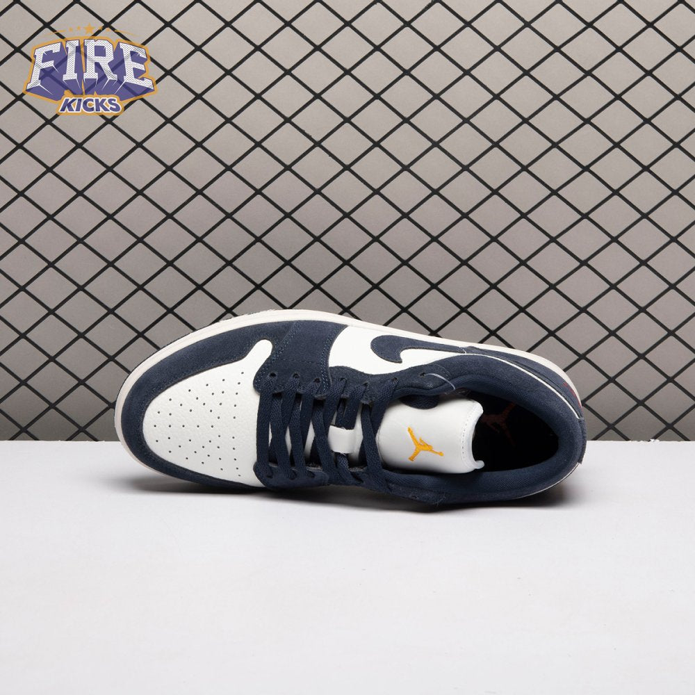 Jordan 1 Low SE Obsidian Suede IO7448-400 Unisex