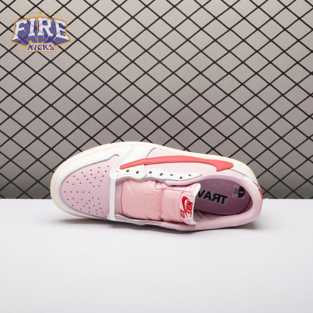 Travis Scott x Air Jordan 1 Low OG Tropical Pink IQ7604-101 Unisex
