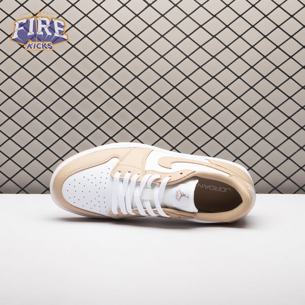 Jordan 1 Low Golf White Linen DD9315-117 Unisex