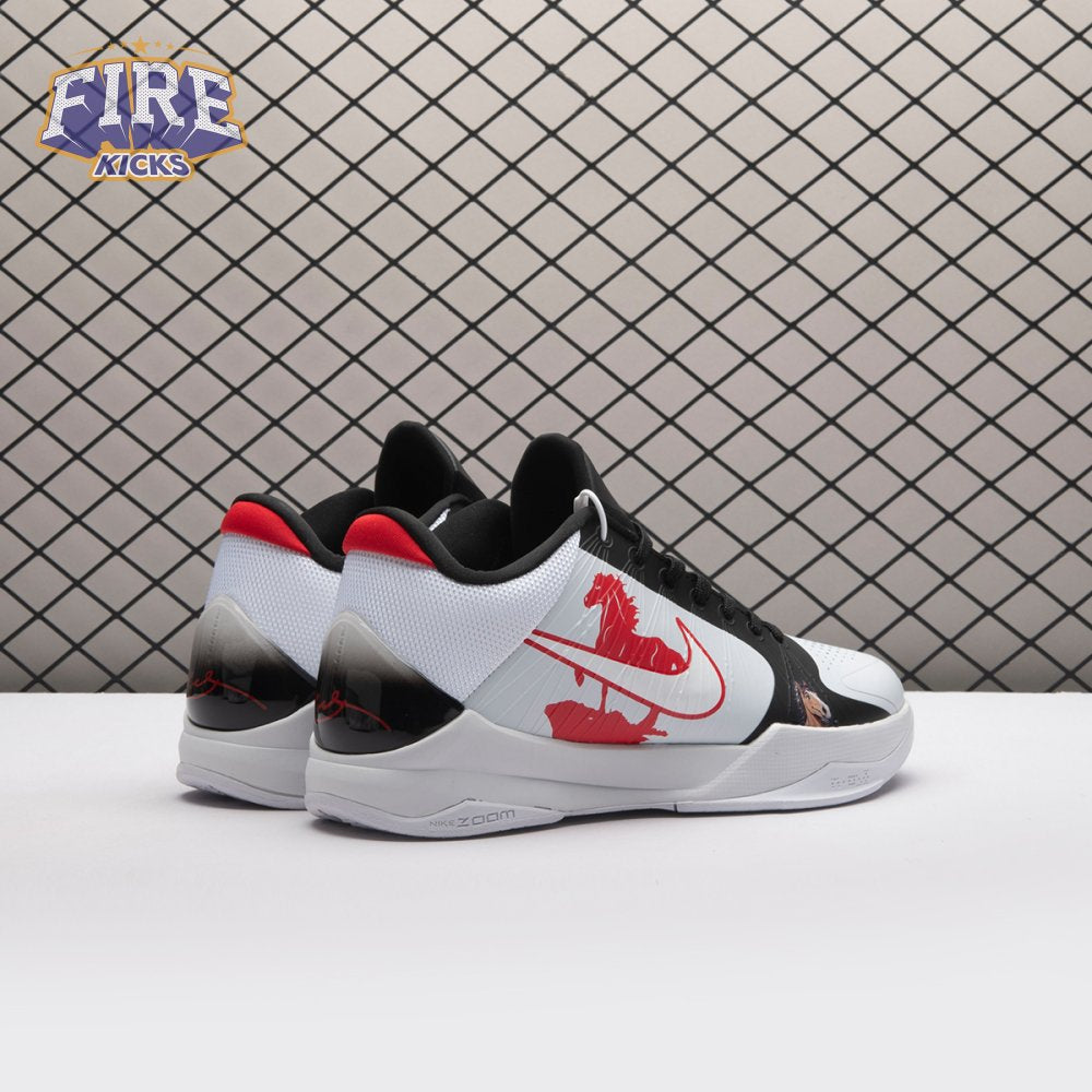 Nike Zoom Kobe 5 Protro White Black Men's