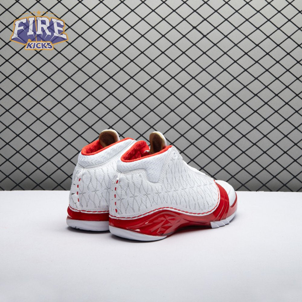 Jordan 23 White Varsity Red 318376-161 Men's