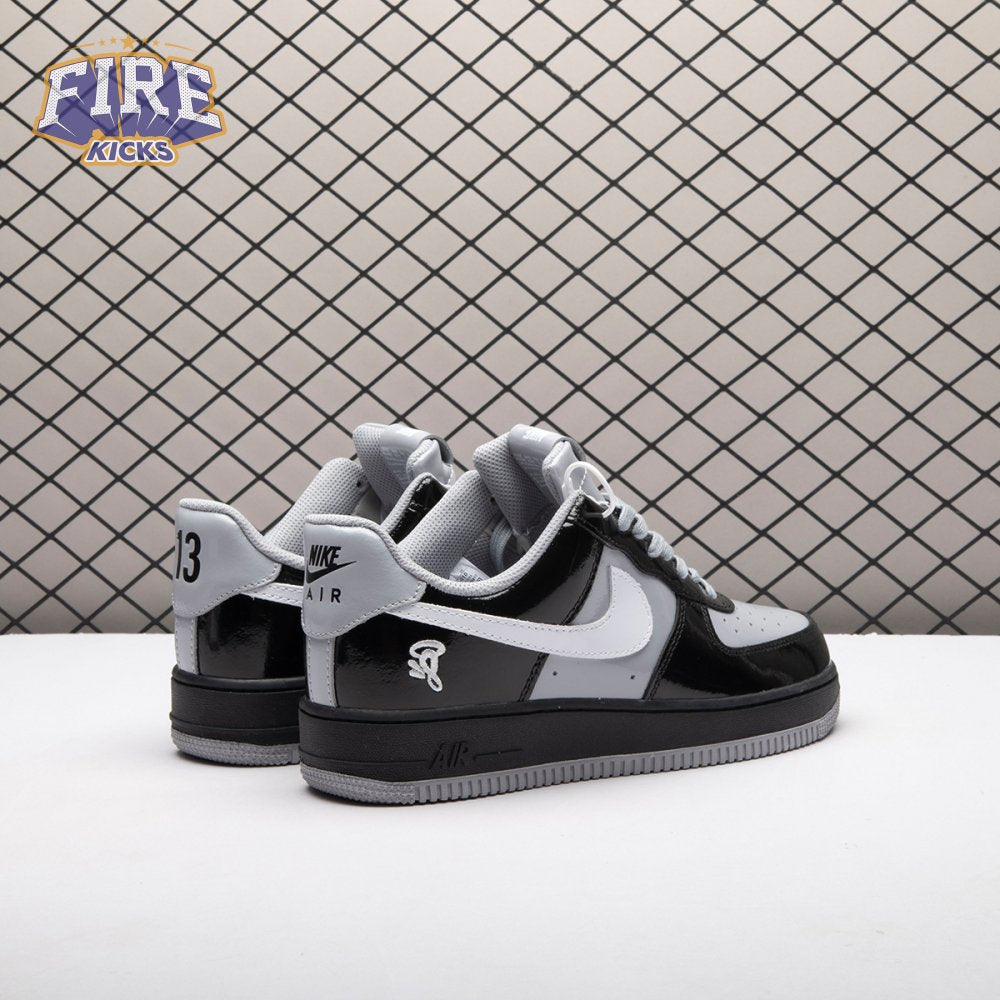 Nike Air Force 1 Low Syna Central Cee Black White Smoke Grey IO9974-010 Unisex