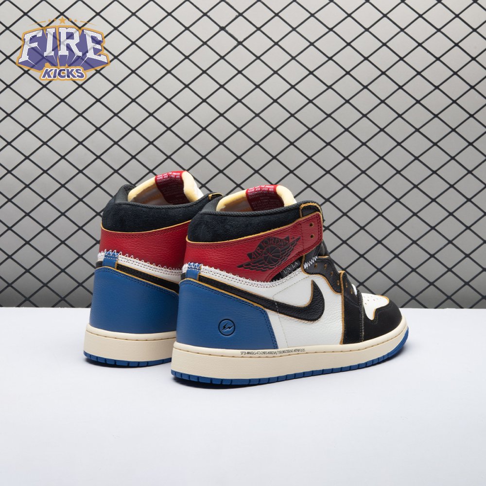 Jordan 1 Retro High OG SP Fragment x Union LA Varsity Red Sport Royal IO7847-002 Unisex