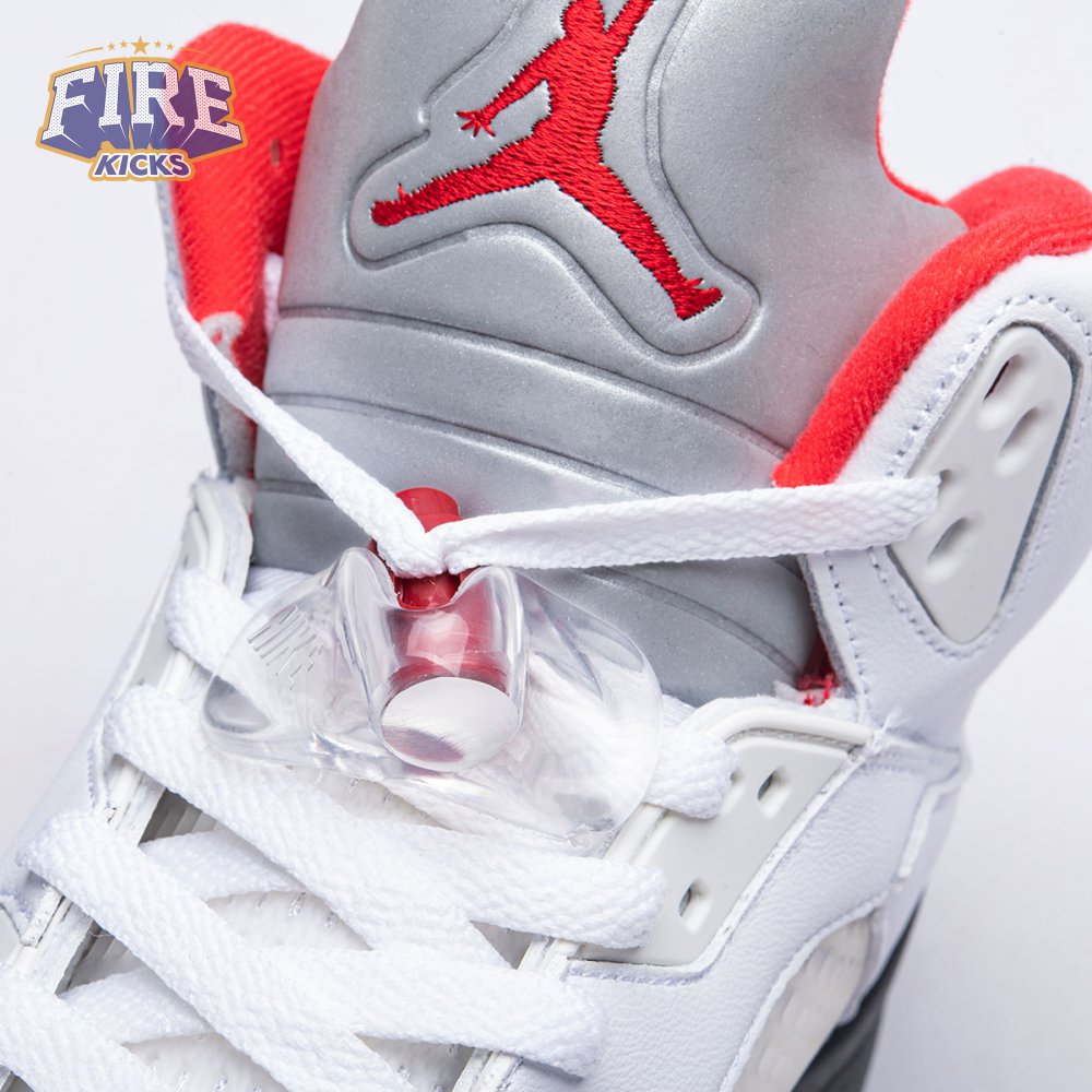 Jordan 5 Retro Fire Red Silver Tongue (2020) DA1911-102 Men's