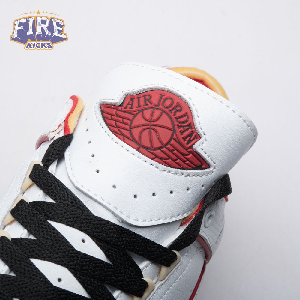 OFF-WHITE x Jordan 2 Retro Low SP White Red Unisex