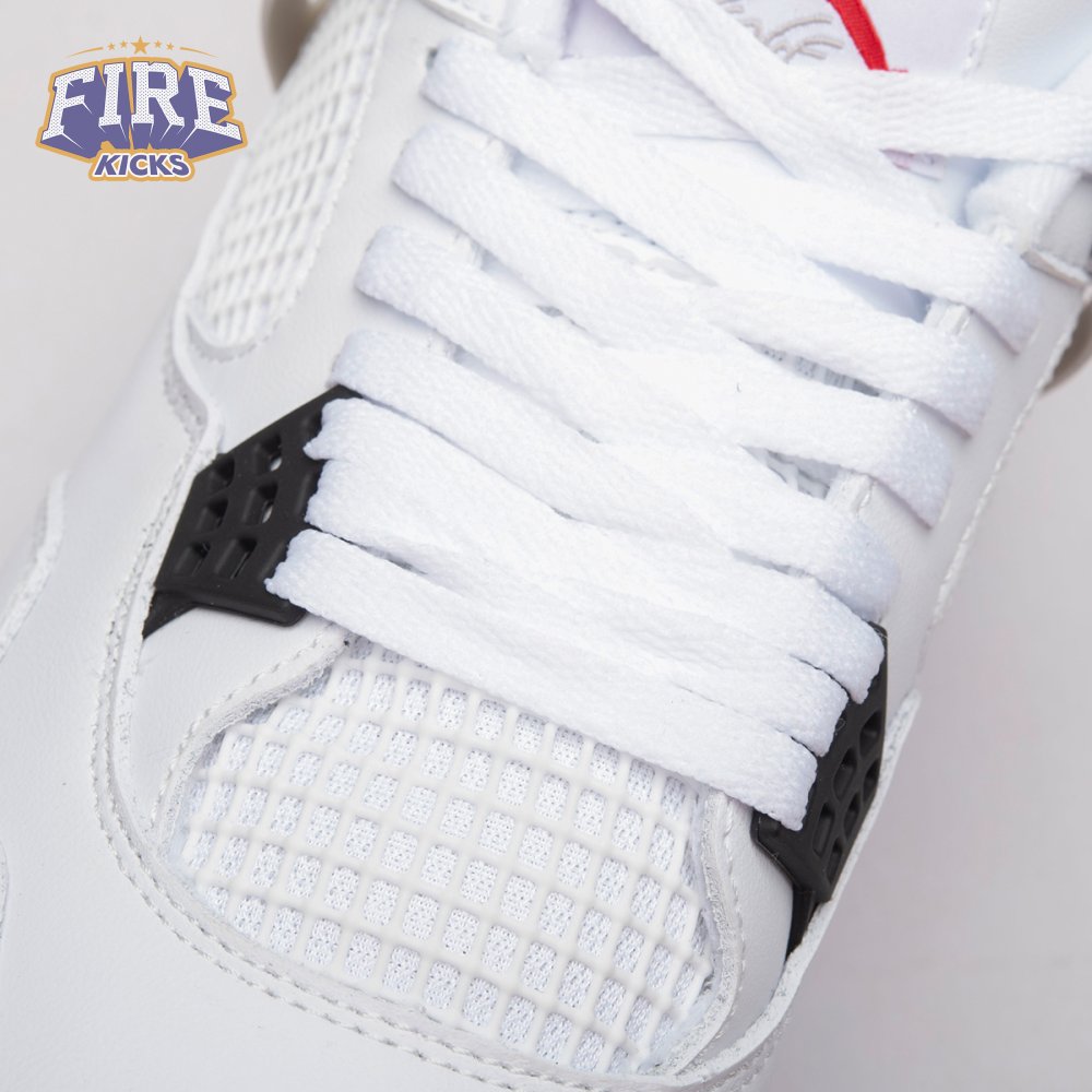 Air Jordan 4 Retro TD Cleat White Cement HQ0207-106 Men's