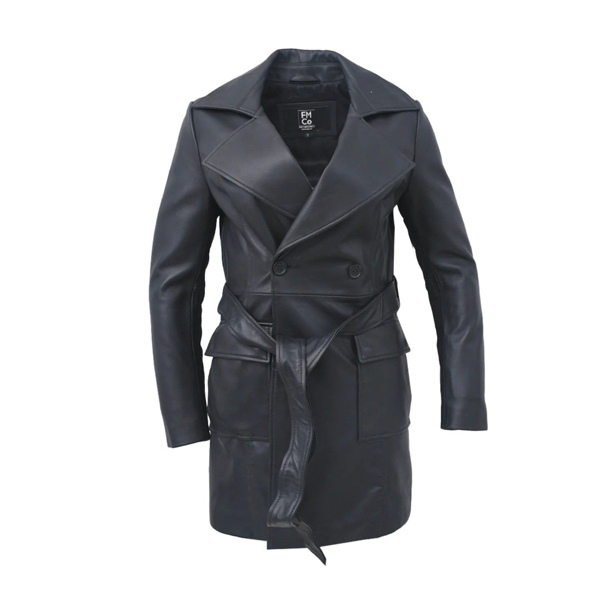 Emma Women's Lambskin Leather Trench Coat