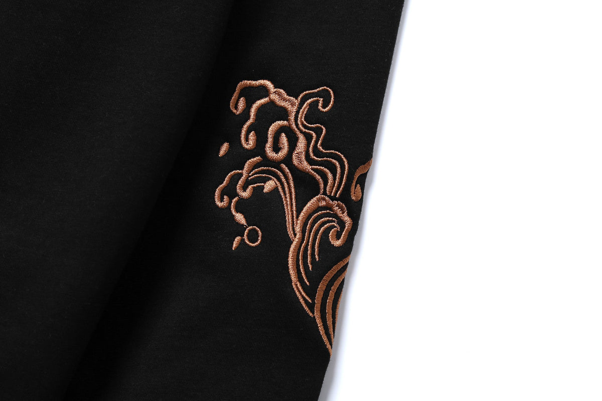 SW9014 Destiny Koi Embroidery Sweater
