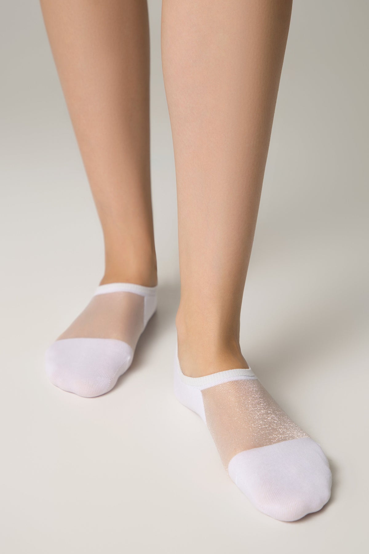 Cotton Ankle Socks Conte Active - Inserts Of Transparent Mesh