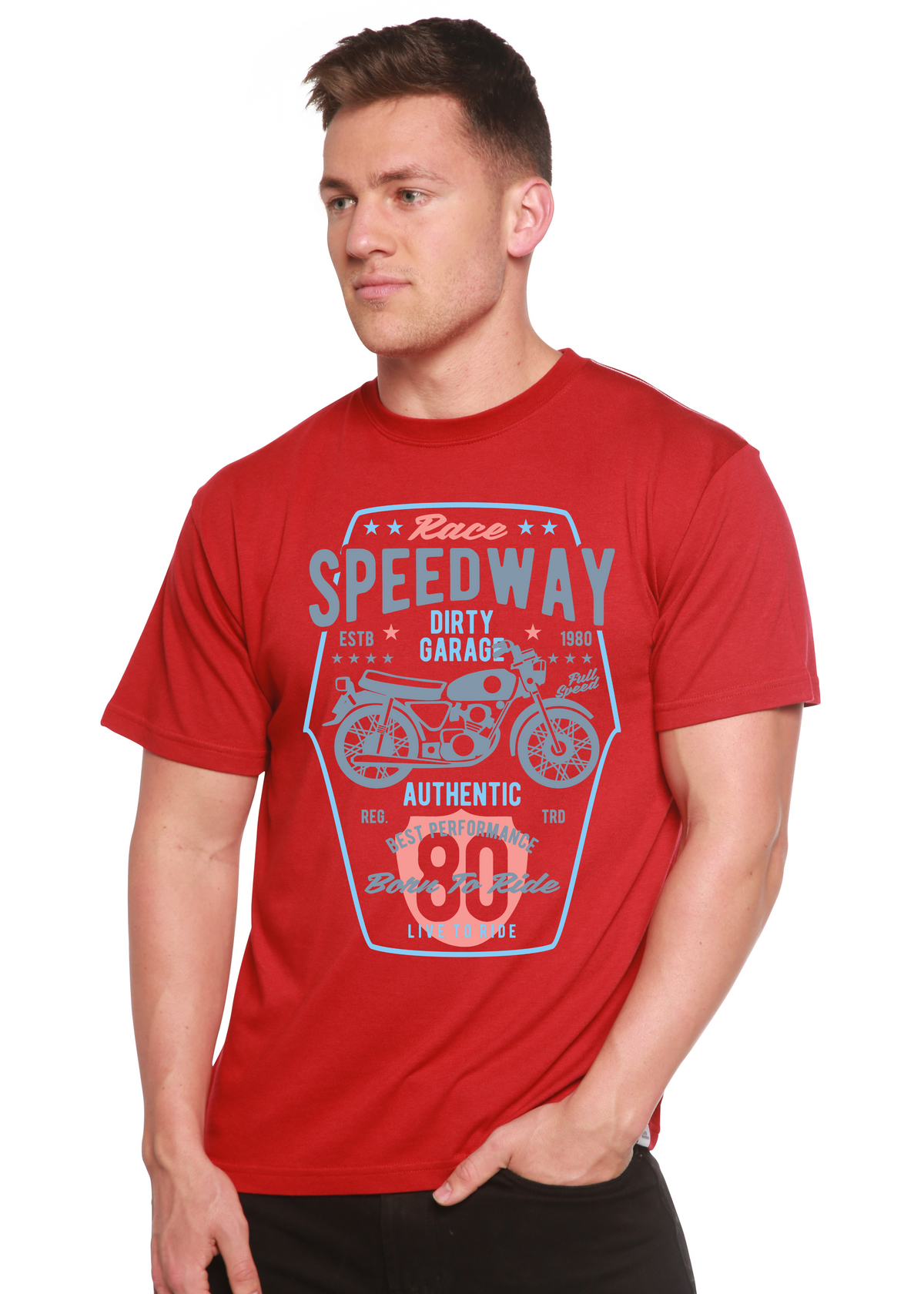 Speedway Motorcycle Spun Bamboo® Men&