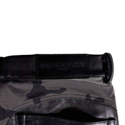 BL MUDCAMO FLARED LEATHER PANT