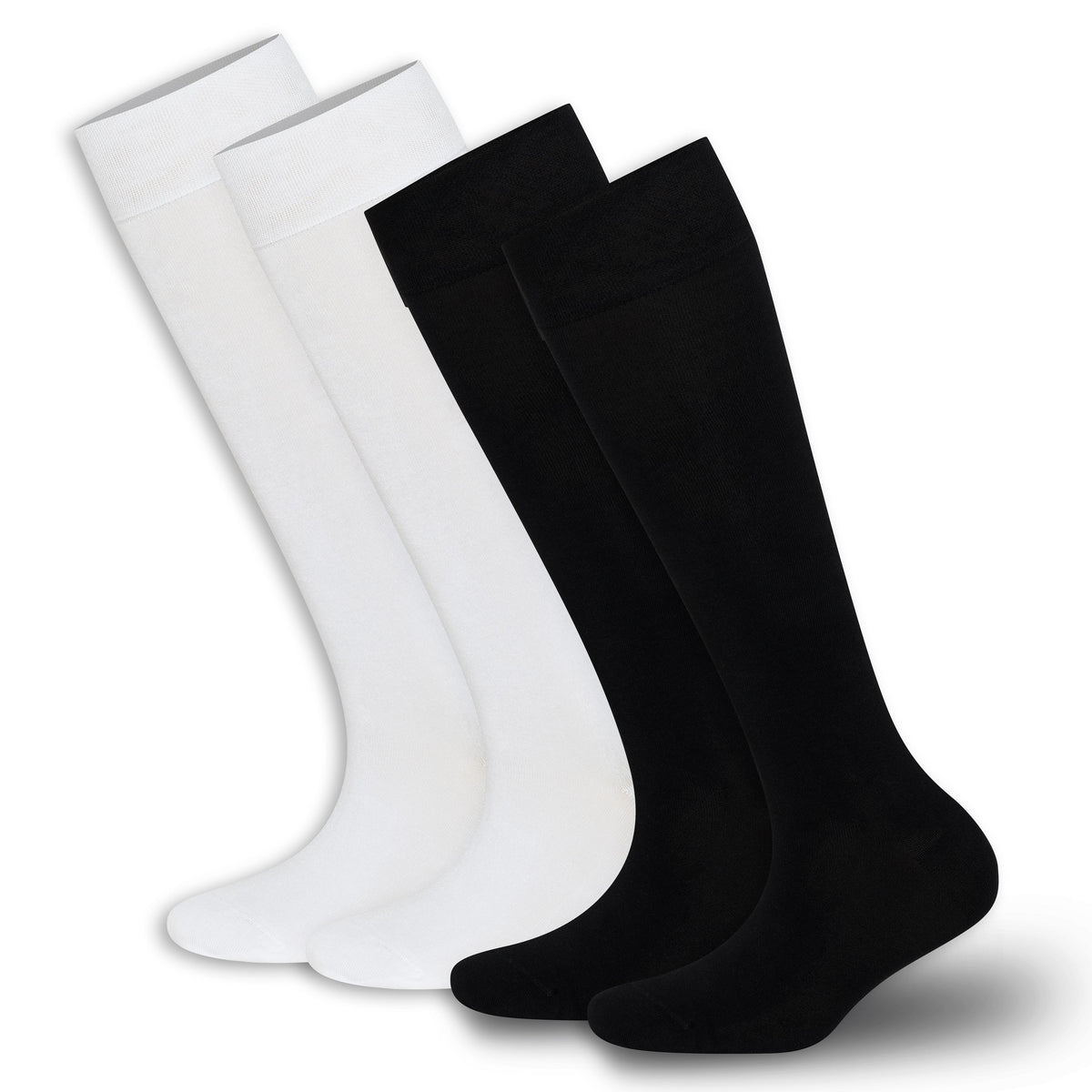 Women’s Bamboo Knee-High Socks 4-Pack – Soft &amp; Breathable