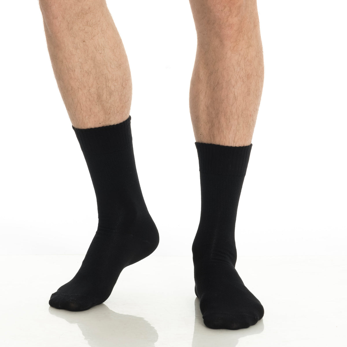 Men’s &amp; Women’s Bamboo Diabetic Crew Socks 4-Pack