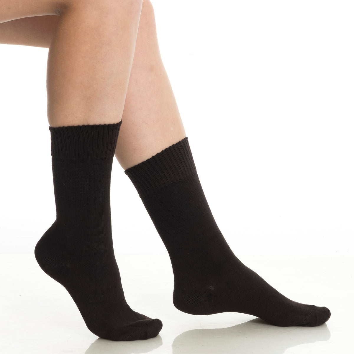 Men’s &amp; Women’s Bamboo Diabetic Crew Socks 4-Pack