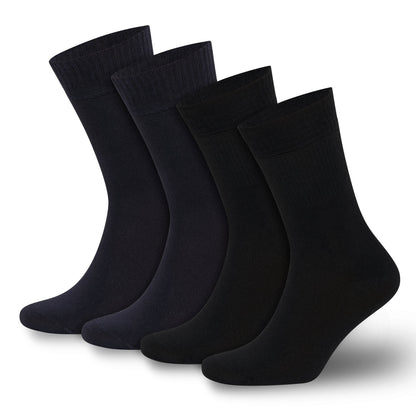 Men’s &amp; Women’s Bamboo Diabetic Crew Socks 4-Pack