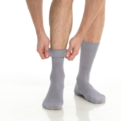 Men’s &amp; Women’s Bamboo Diabetic Crew Socks 4-Pack