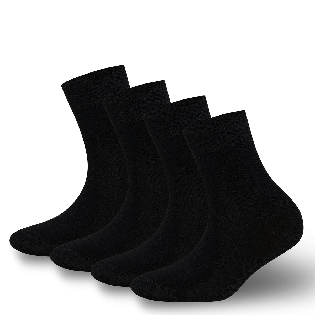 Men’s &amp; Women’s Bamboo Diabetic Ankle Socks 4-Pack
