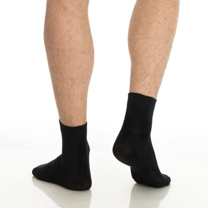 Men’s &amp; Women’s Bamboo Diabetic Ankle Socks 4-Pack