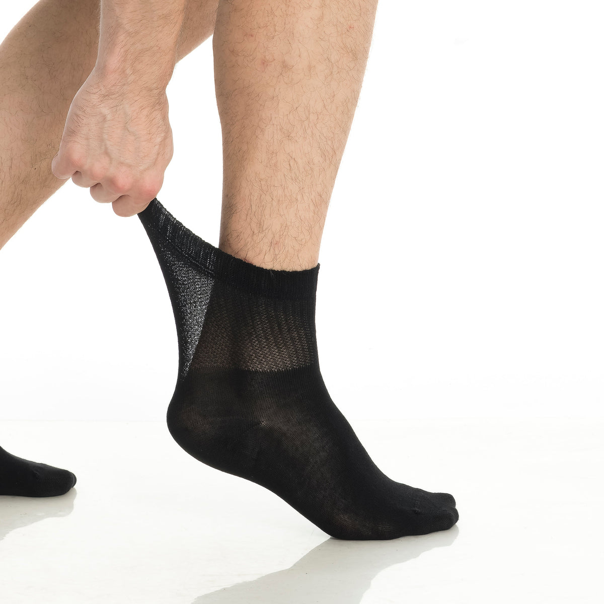 Men’s &amp; Women’s Bamboo Diabetic Ankle Socks 4-Pack