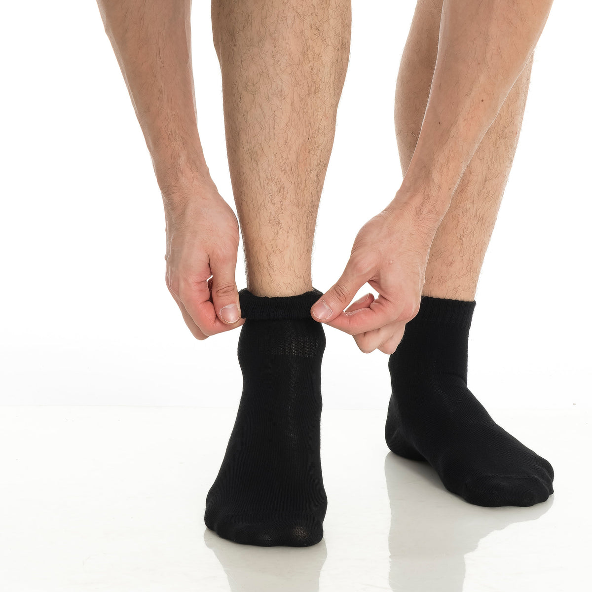 Men’s &amp; Women’s Bamboo Diabetic Ankle Socks 4-Pack