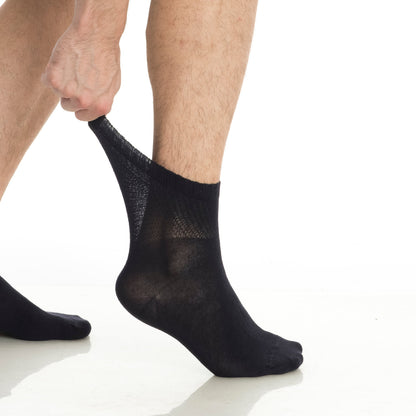 Men’s &amp; Women’s Bamboo Diabetic Ankle Socks 4-Pack