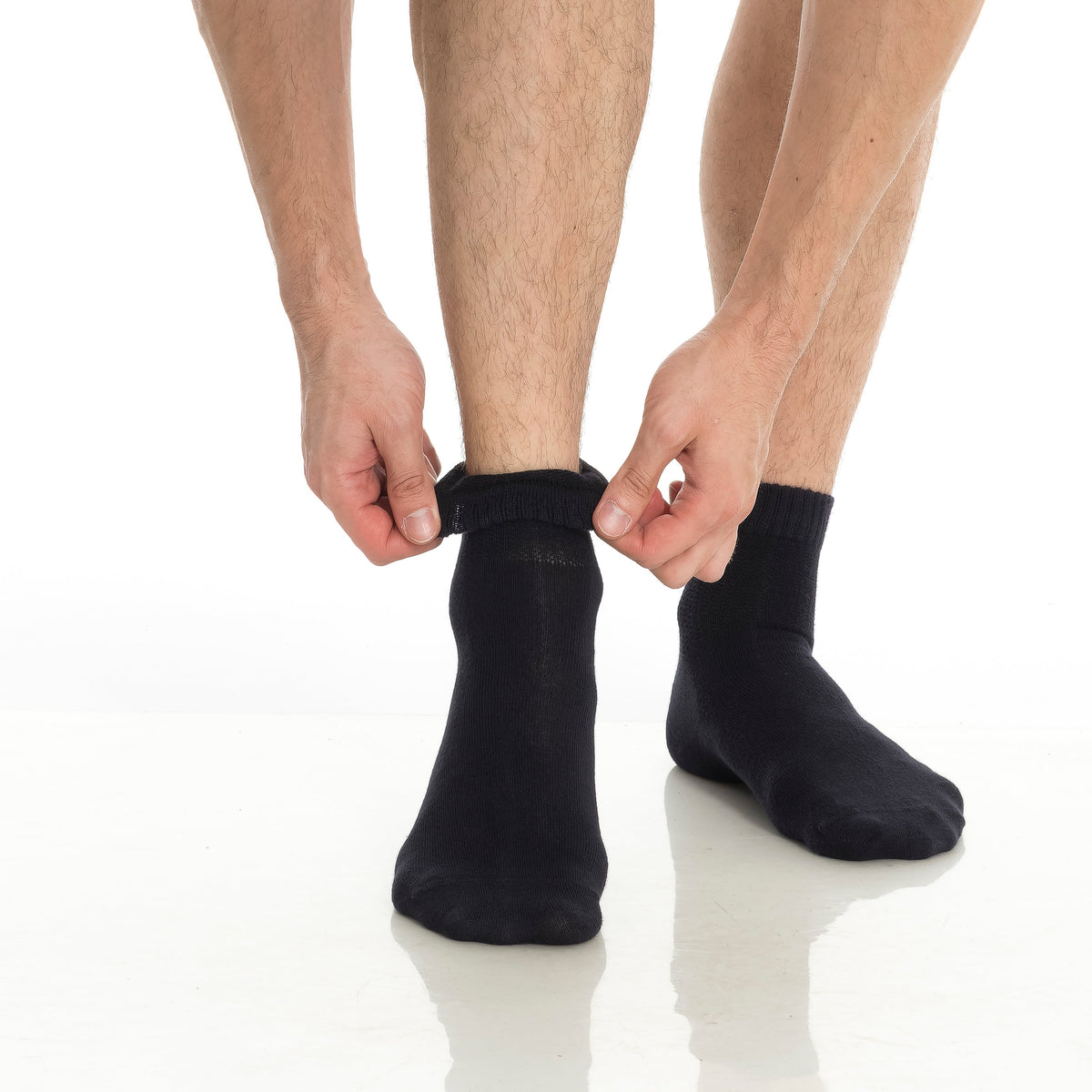 Men’s &amp; Women’s Bamboo Diabetic Ankle Socks 4-Pack