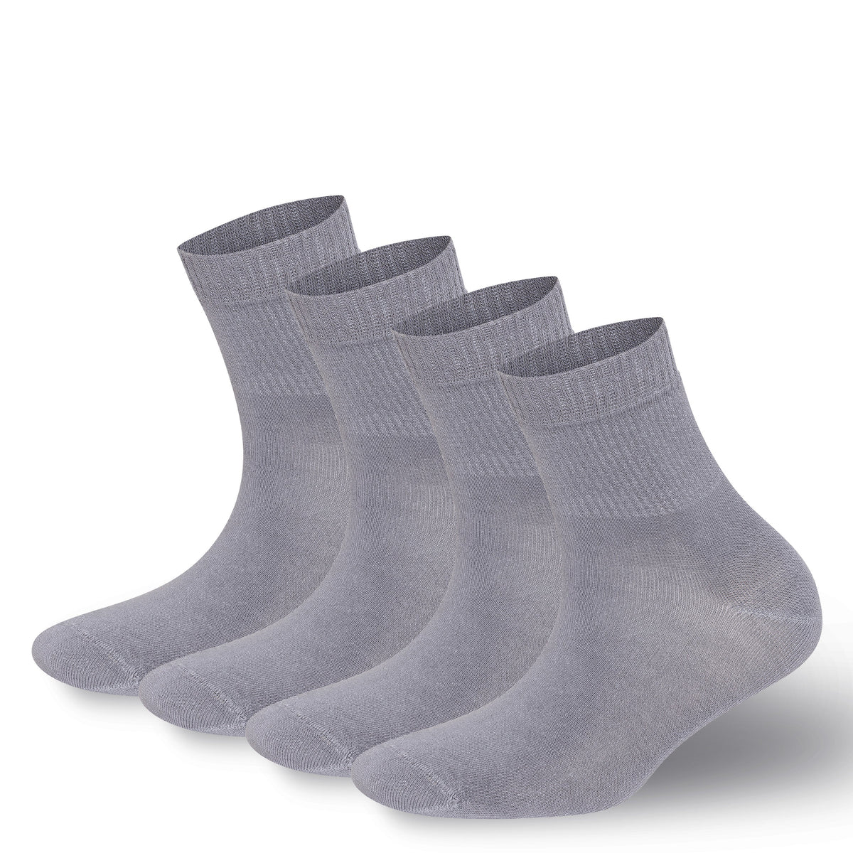 Men’s &amp; Women’s Bamboo Diabetic Ankle Socks 4-Pack