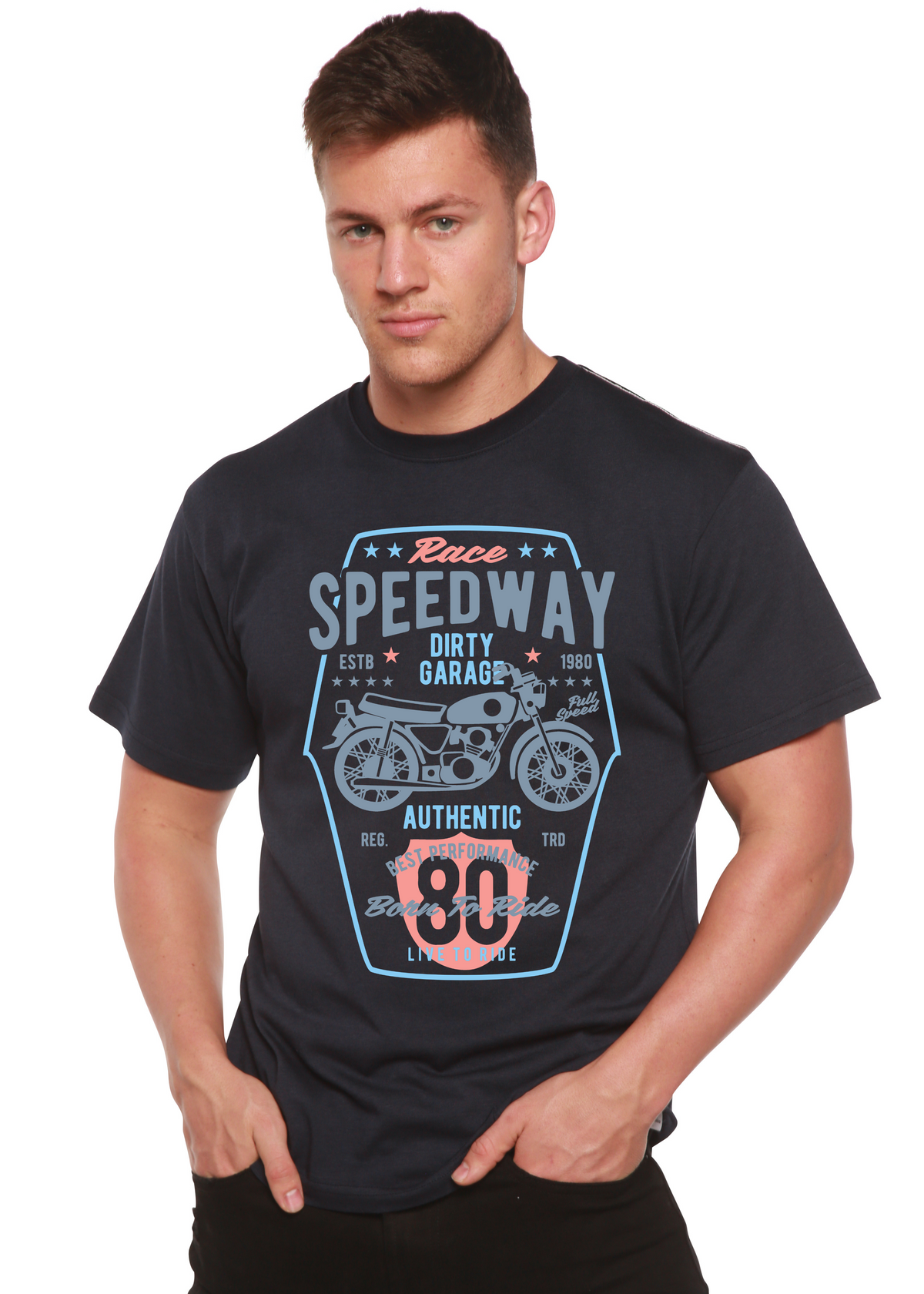 Speedway Motorcycle Spun Bamboo® Men&