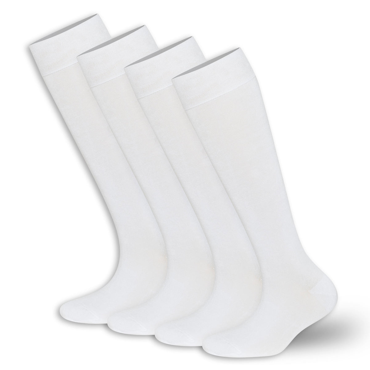 Women’s Bamboo Knee-High Socks 4-Pack – Soft &amp; Breathable