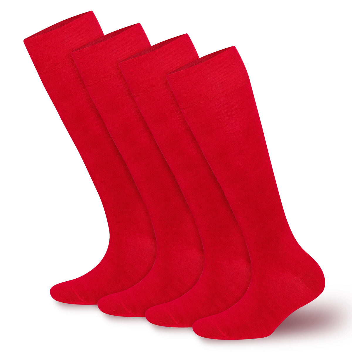 Women’s Bamboo Knee-High Socks 4-Pack – Soft &amp; Breathable